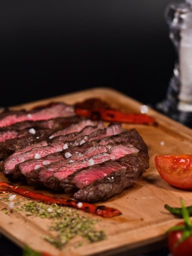 meat, steak, chopping board, slices, steak slices, grilled steak, savory, meal, grilled, barbecue, food, protein, chops, tenderloin, restaurant, steak, steak, steak, steak, steak