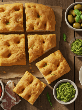 focaccia z czym jeść