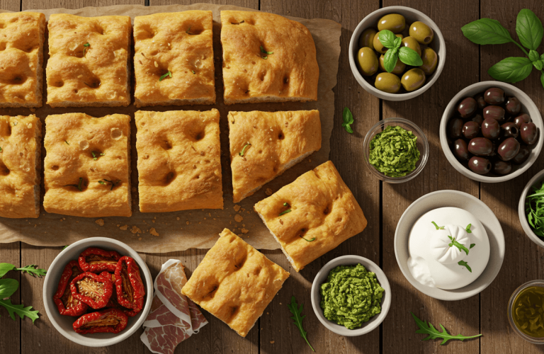focaccia z czym jeść