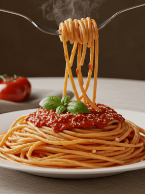 jak jeść spaghetti