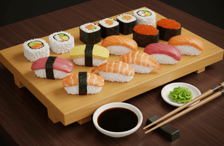 jak jeść sushi
