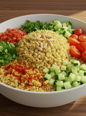 kaszą bulgur z czym jeść