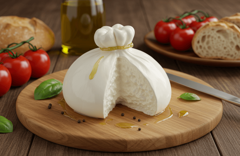 ser burrata jak jeść