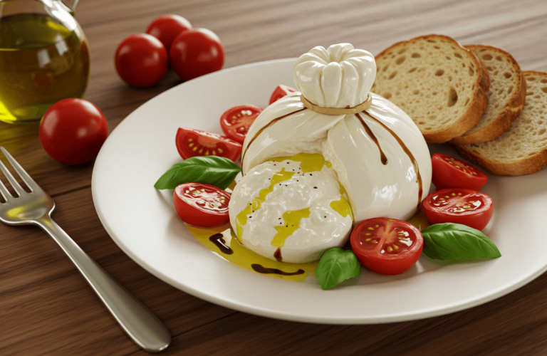 ser burrata z czym jeść