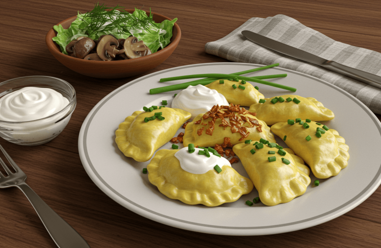 z czym jeść pierogi ruskie